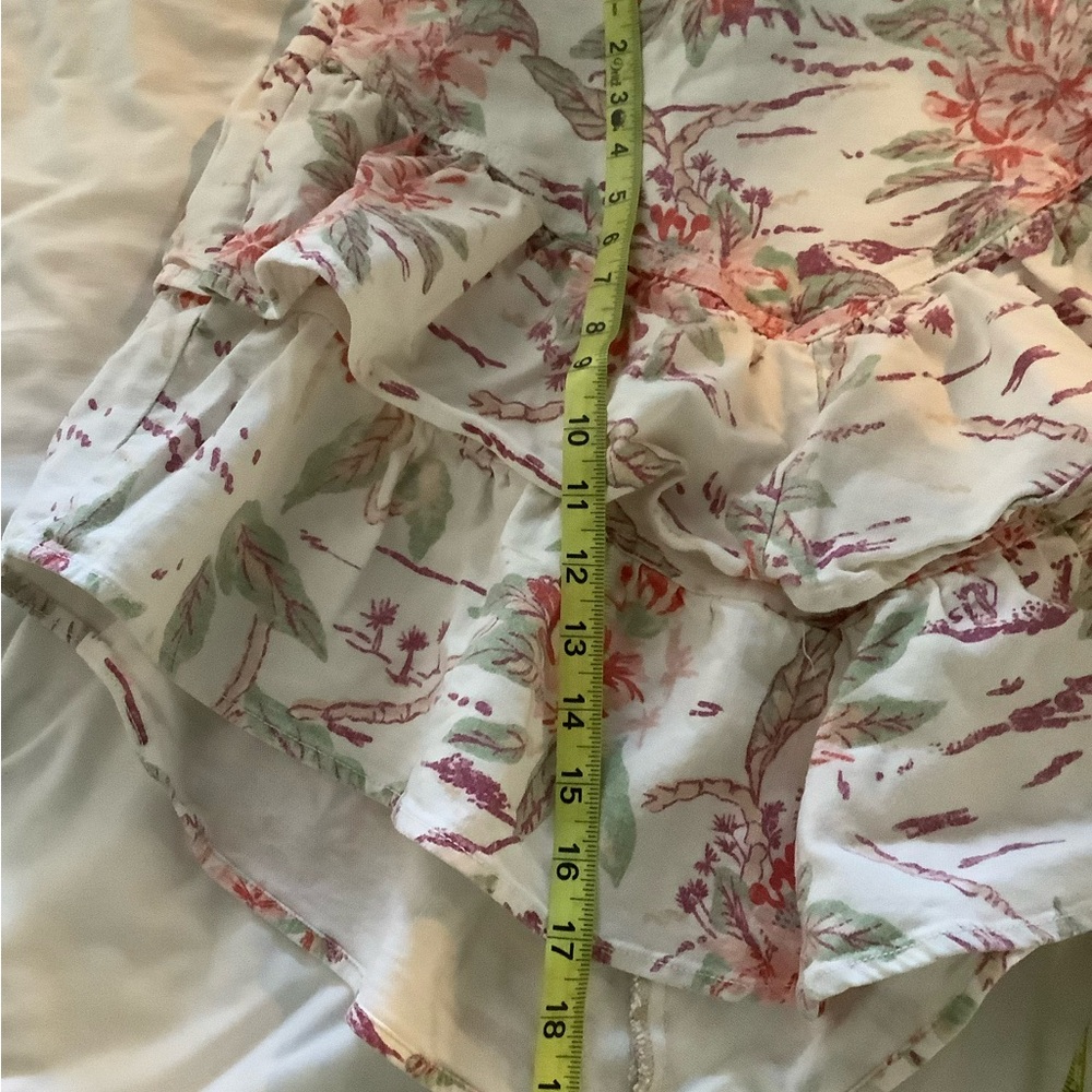Mother the denim Hawaiian print mini skirt❤️❤️❤️❤️ - Picture 13 of 14
